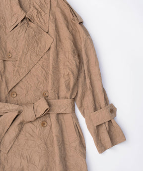 Washer Pleats Trench Coat