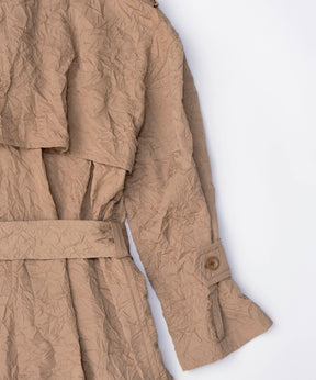 Washer Pleats Trench Coat