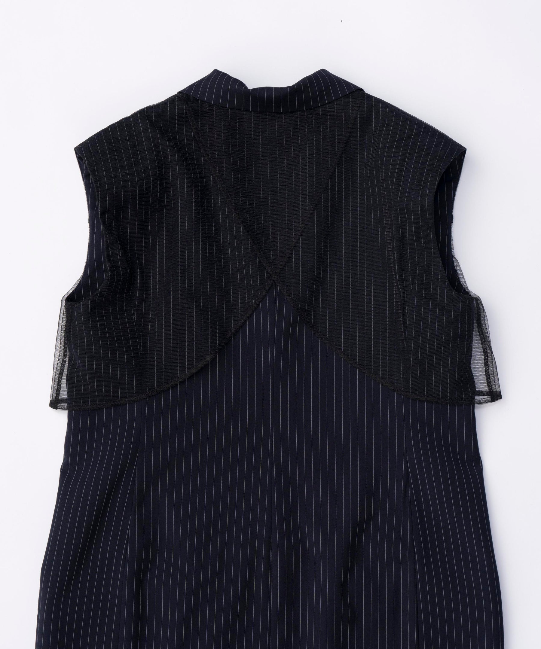 【SALE】Tailored Gilet One-piece Dress