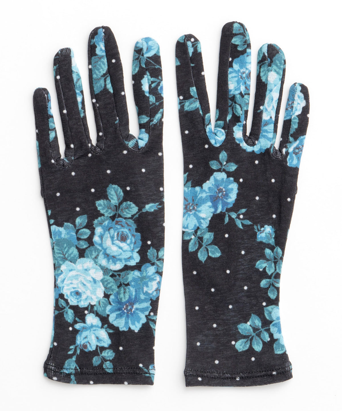 Flower Dot Print Glove