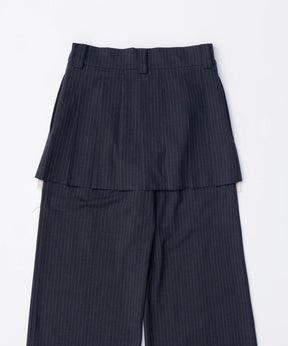 Box Pleated Skirt Pants