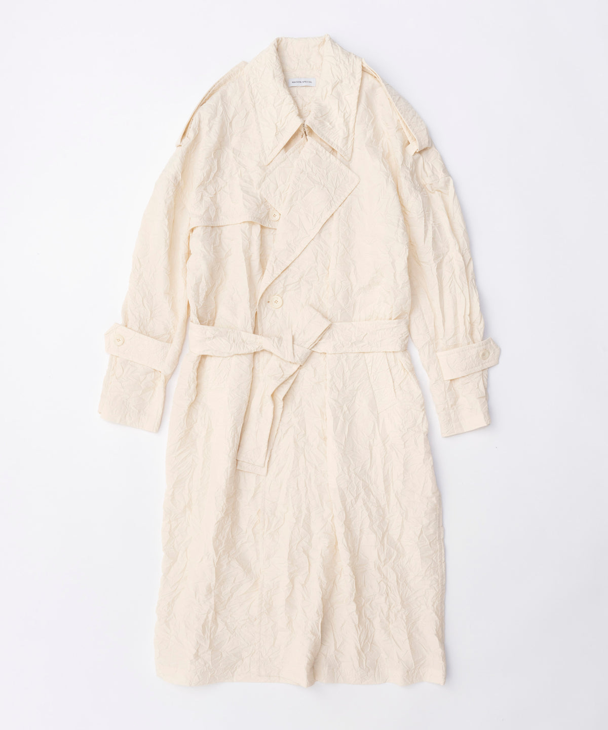 Washer Pleats Trench Coat