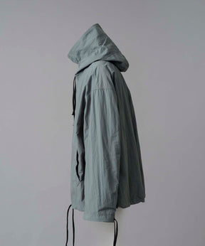 【PRE-ORDER】Washed Nylon Prime-Over Anorak Hoodie