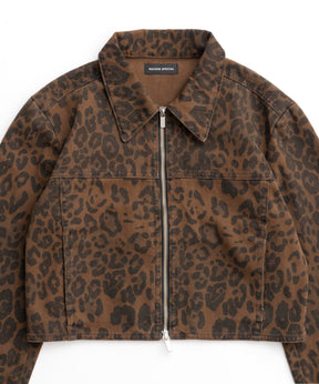 Leopard Compact Silhouette Jacket