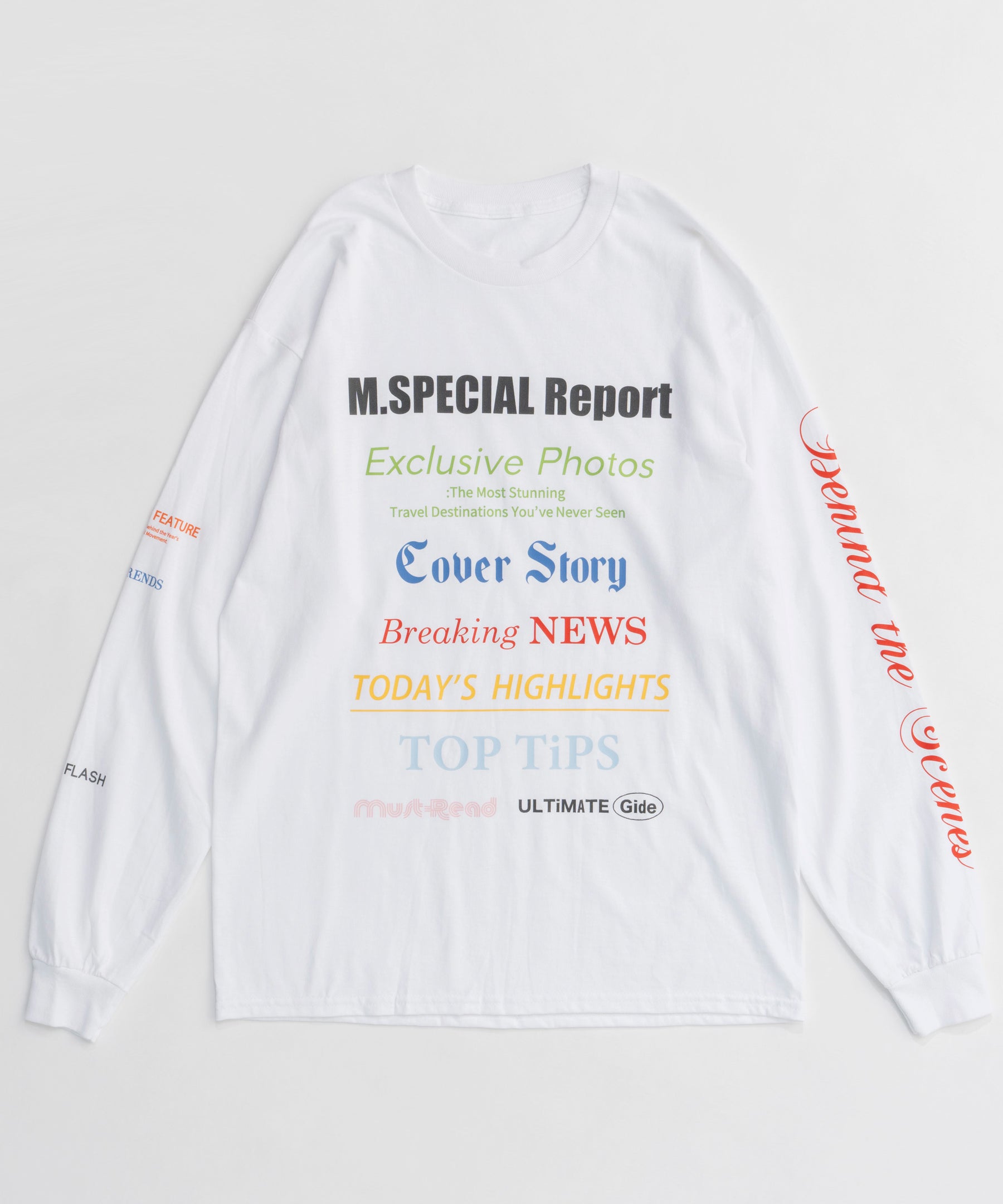 【PRE-ORDER】MAGAZINE HEADING Long Sleeve T-shirt