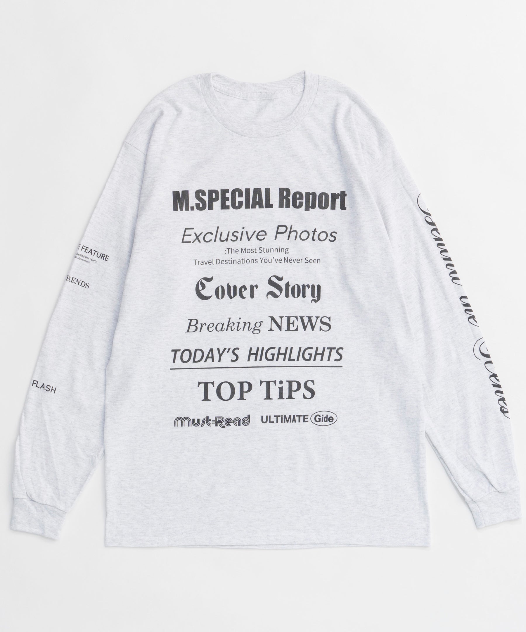 【PRE-ORDER】MAGAZINE HEADING Long Sleeve T-shirt