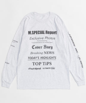 【PRE-ORDER】MAGAZINE HEADING Long Sleeve T-shirt