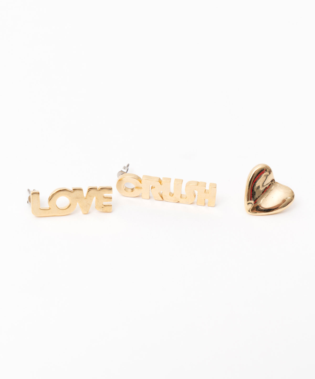 LOVE CRUSH Pierced Earrings