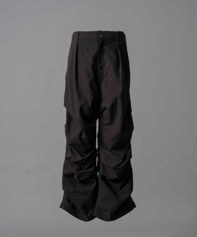 【24AW PRE-ORDER】Prime-Wide Random Tucks Parachute Pants