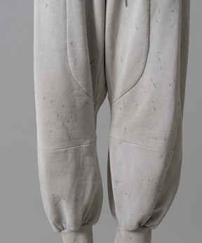 Three-Dimensional Cutting Weathered Sweat Pants