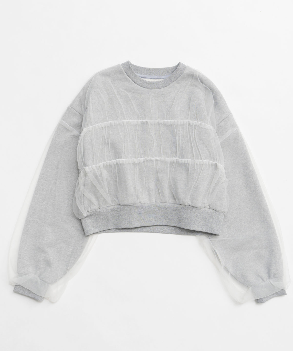 【PRE-ORDER】Tulle Layered Sweatshirt