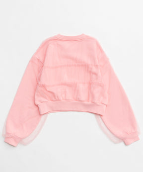 【PRE-ORDER】Tulle Layered Sweatshirt