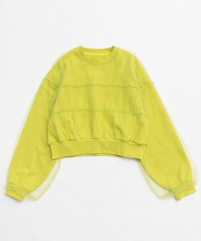 【PRE-ORDER】Tulle Layered Sweatshirt