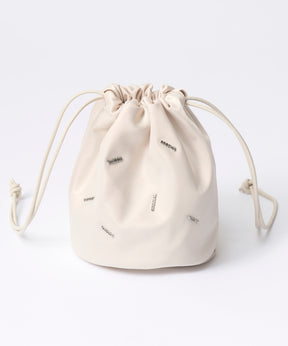 Many MS Logo Drawstring Bag