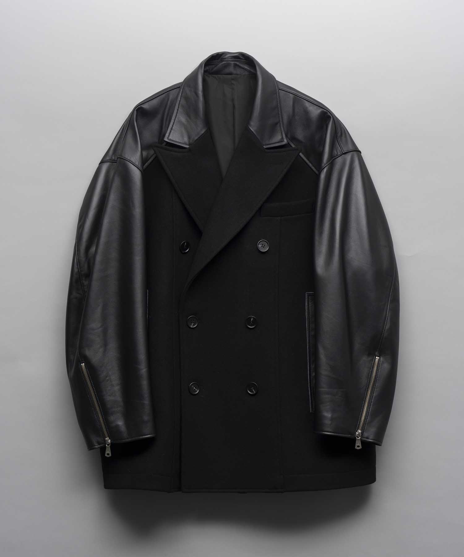 Sheep Leather Prime-Over Pea Coat