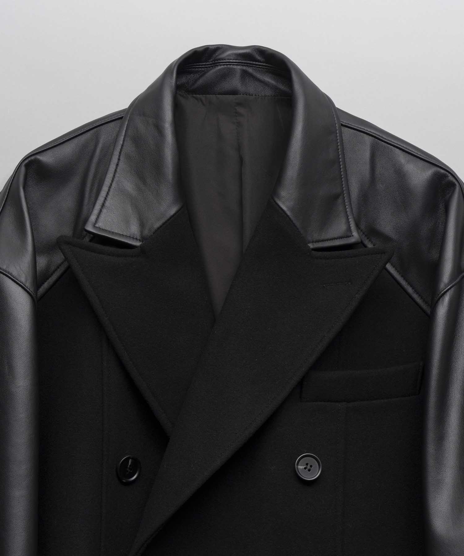 Sheep Leather Prime-Over Pea Coat