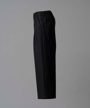 【Italian Dead Stock Fabric】One-Tuck Wide Pants