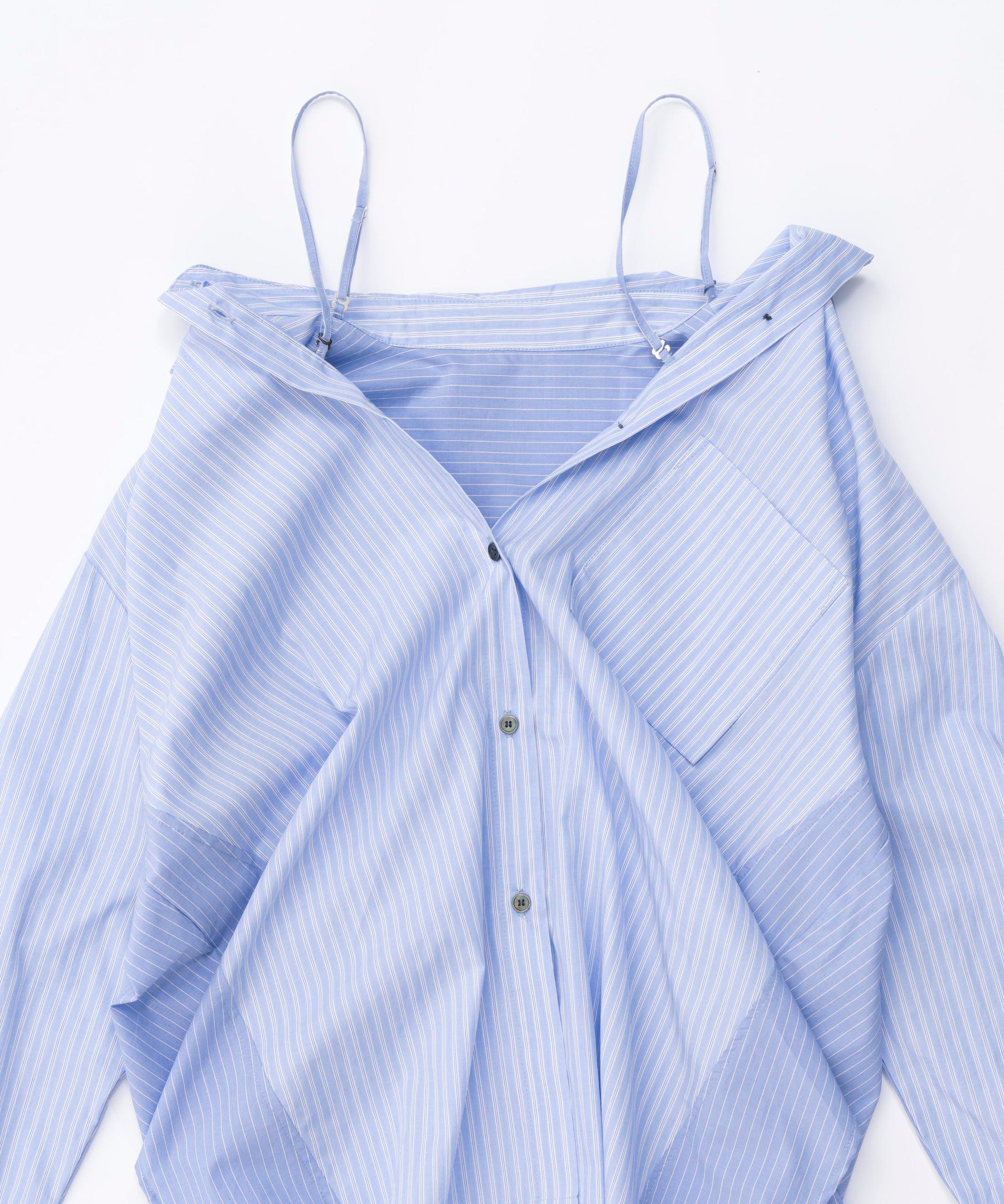 【SALE】2way Bicolor Overshirt