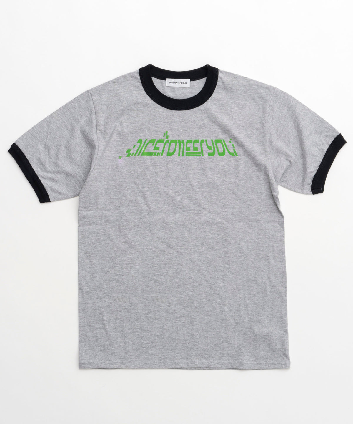 【CHIE NINOMIYA COLLABORATION】Nice To Meet You Ringer Tee