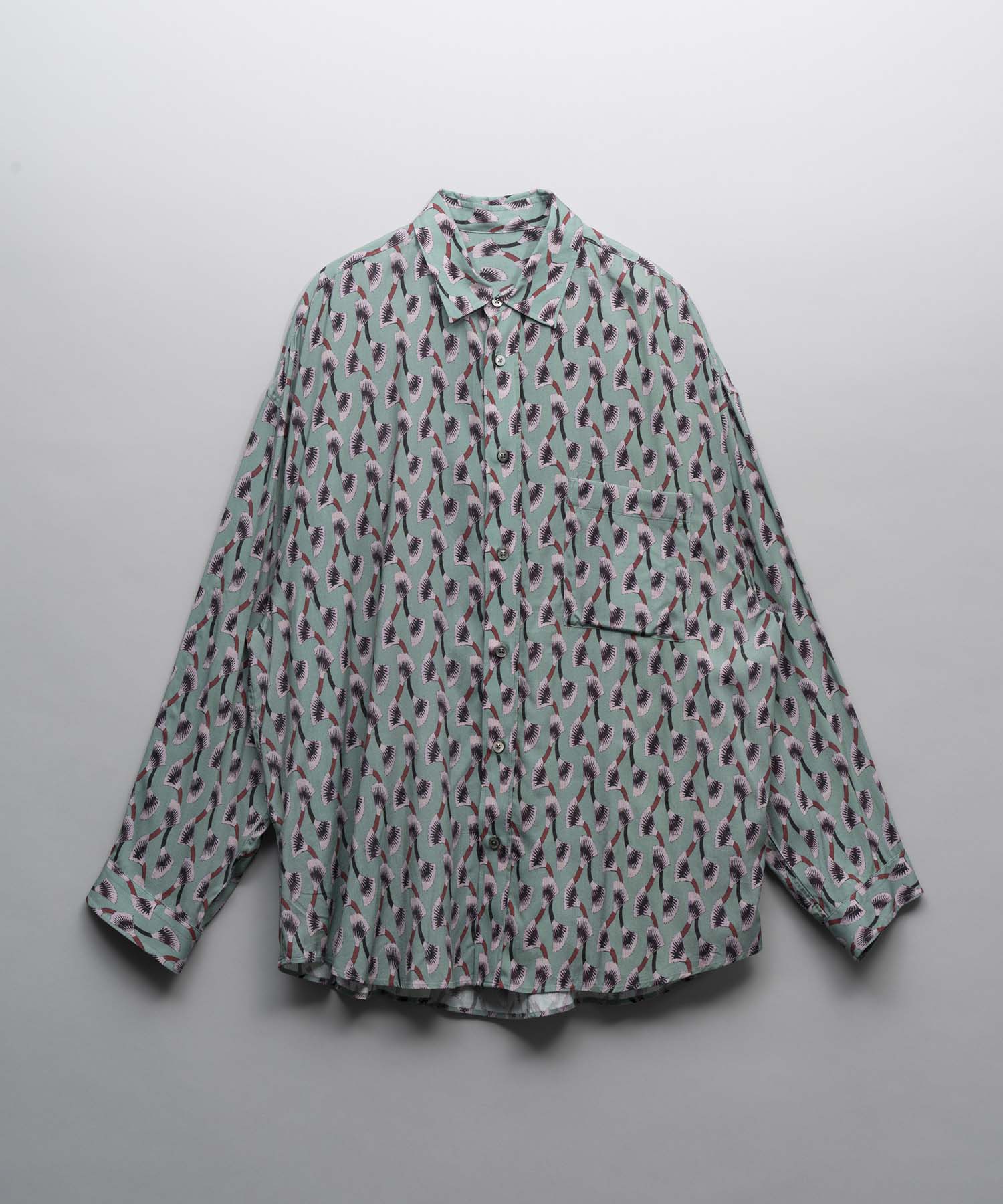 【Italian Dead Stock Fabric】Prime-Over Regular Collar Shirt