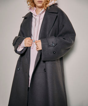 Super140 Melton Double Coat