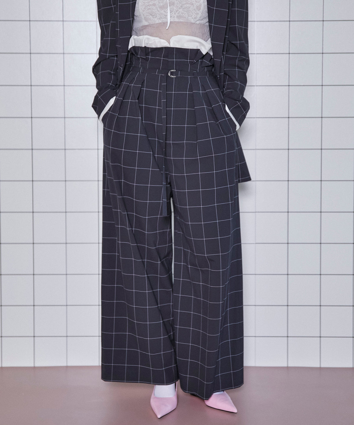 【SALE】High Waist Wide Pants