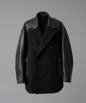 Sheep Leather Prime-Over Pea Coat