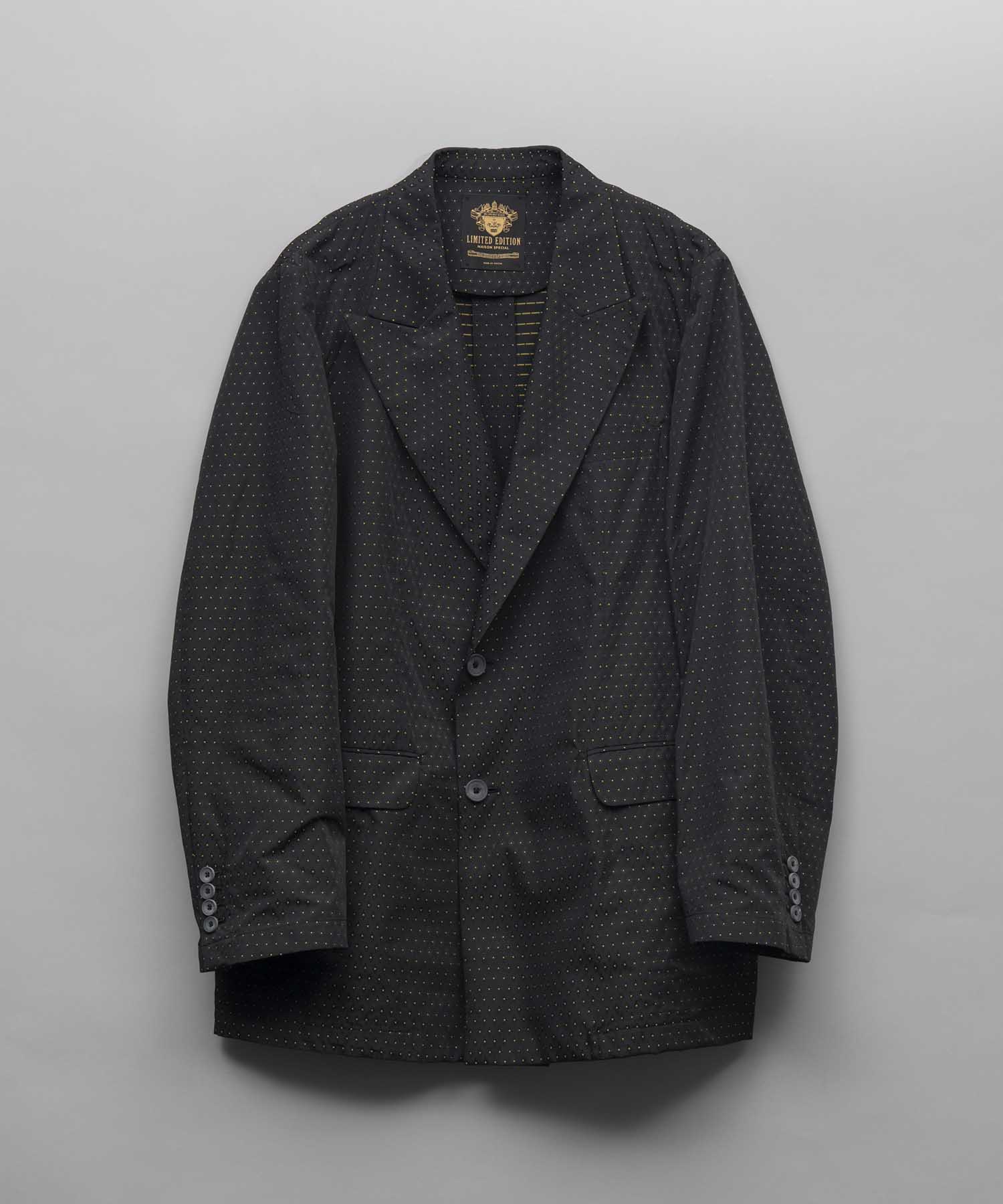 【LIMITED EDITION】Dress-Over Peaked Lapel Semi-Double Tailored Jacket