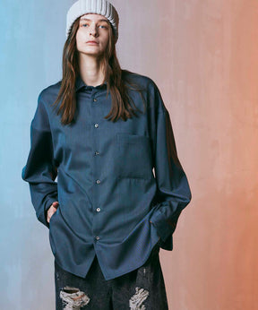 High Count Wool Prime-Over Shirt