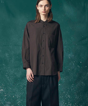 【THOMAS MASON】Prime-Over Band Collar Shirt