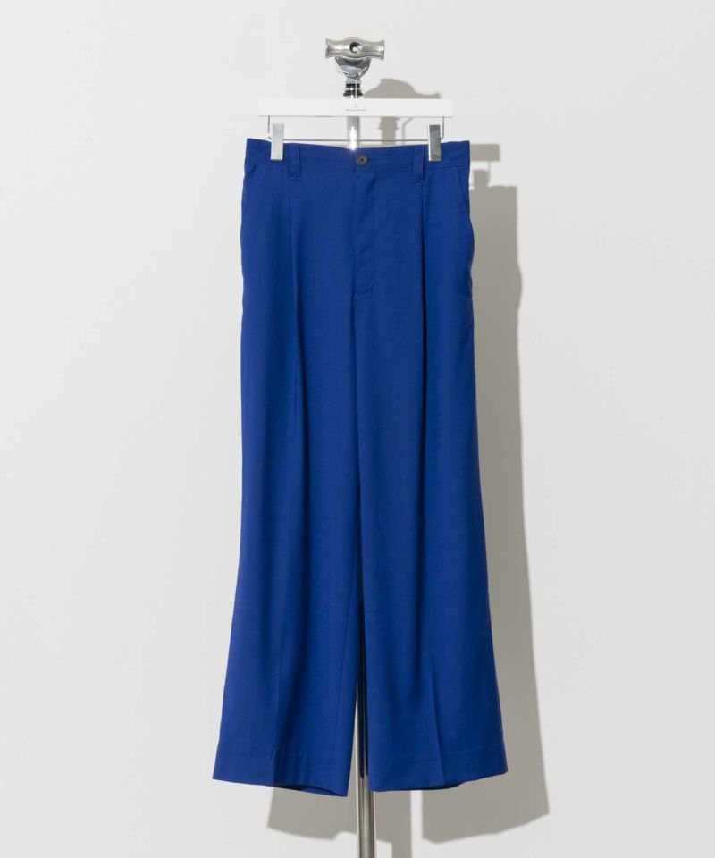 REDA ACTIVE Washable Wool One-Tuck Wide Pants