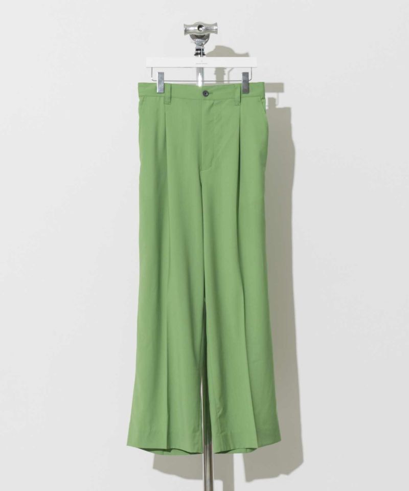 REDA ACTIVE Washable Wool One-Tuck Wide Pants