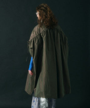 【SALE】2way Chambray Taffeta Coat