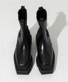 【SPECIAL SHOES FACTORY COLLABORATION】Tank-Sole Side Gore Long Boots Made In TOKYO