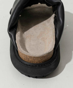 【SPECIAL SHOES FACTORY COLLABORATION】Italian Vibram Sole Cross Strap Sandal Made In TOKYO