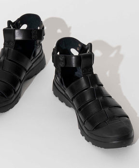 【SPECIAL SHOES FACTORY COLLABORATION】Italian Vibram Sole Gurkha Sandal Made In TOKYO