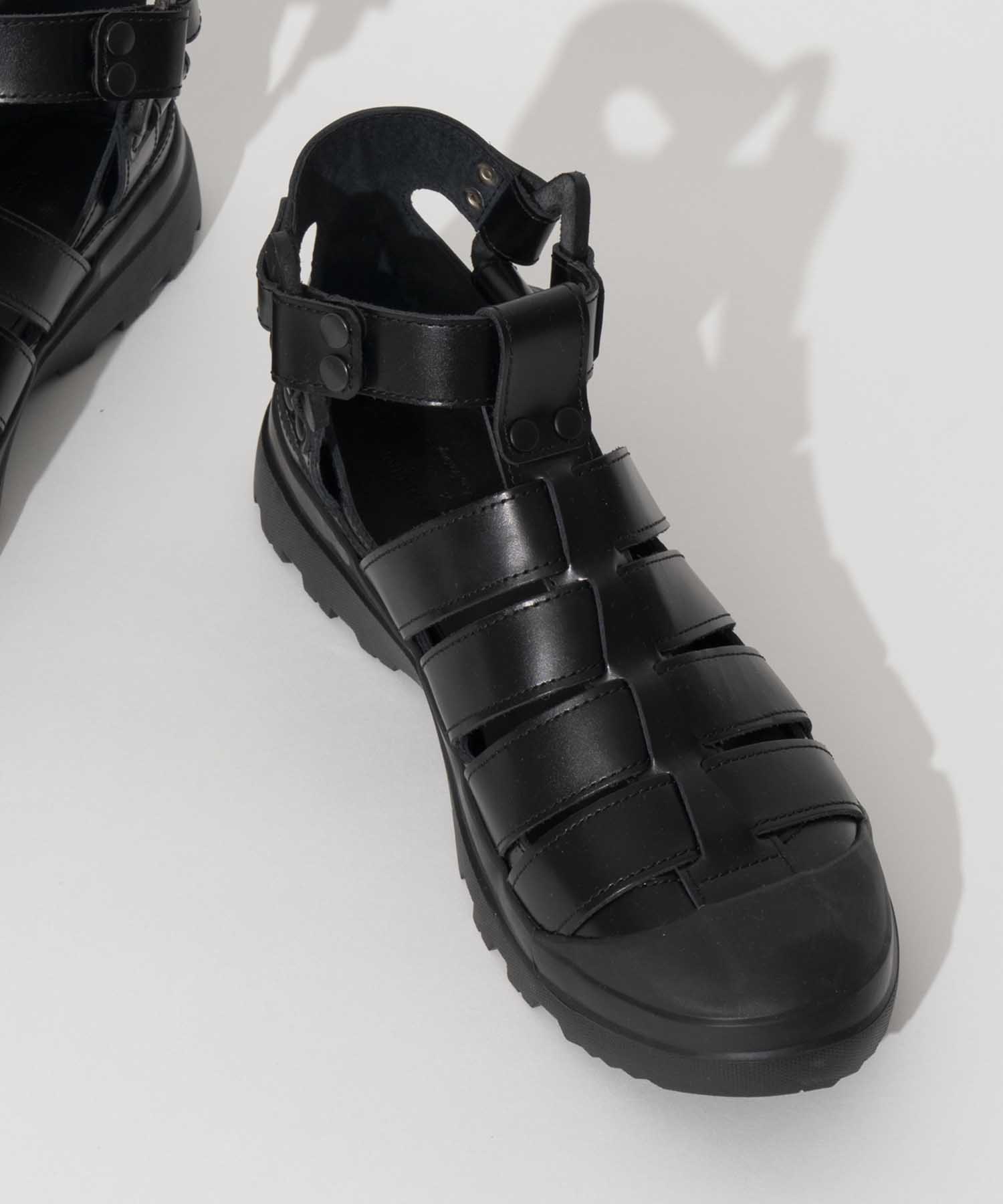 【SPECIAL SHOES FACTORY COLLABORATION】Italian Vibram Sole Gurkha Sandal Made In TOKYO