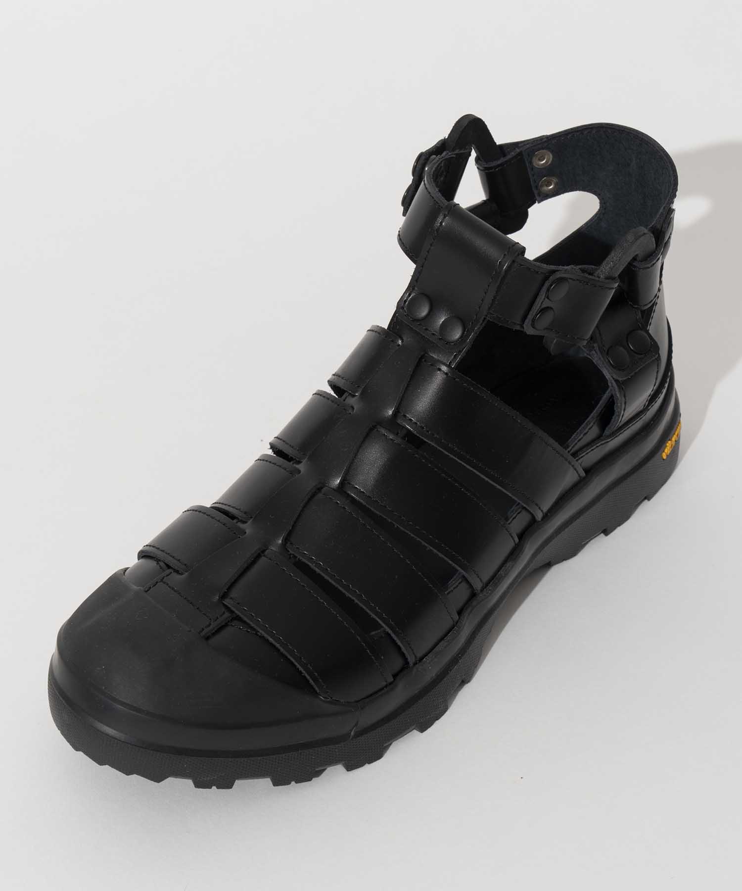 【SPECIAL SHOES FACTORY COLLABORATION】Italian Vibram Sole Gurkha Sandal Made In TOKYO